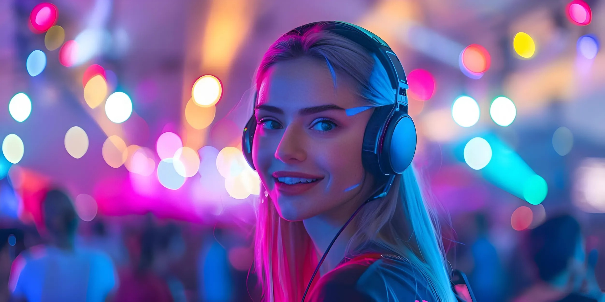 Person with headset